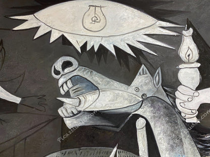 Pablo Picasso Oil Painting Guernica 1937 Hand Painted Art on Canvas Wall Decor Unframed