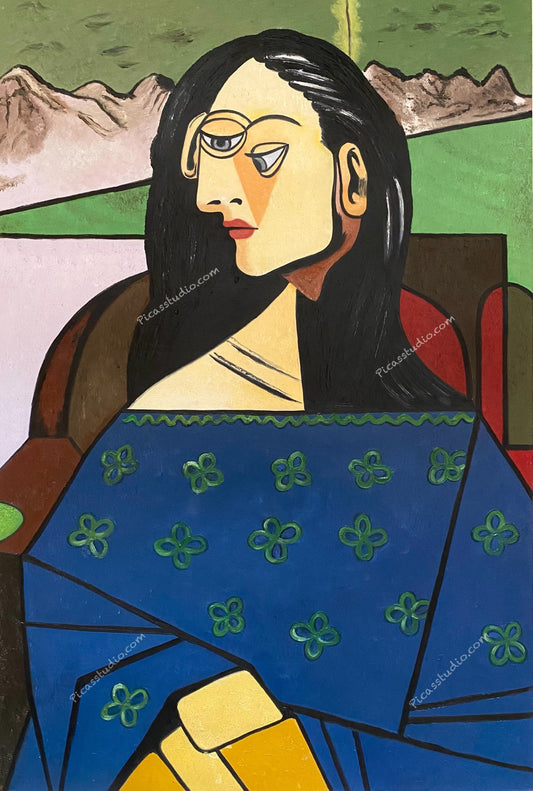 Pablo Picasso Portrait of Woman Oil Painting Hand Painted Art on Canvas Wall Decor Unframed