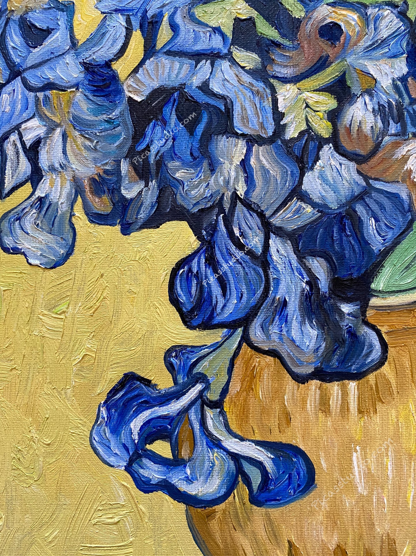 Vincent van Gogh Oil Painting Irises Hand Painted Art on Canvas Wall Decor Unframed