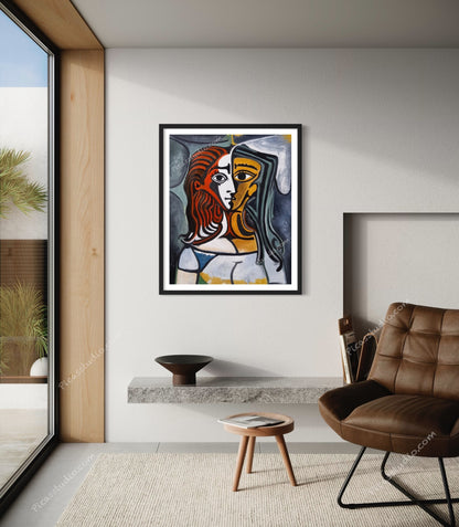 Pablo Picasso Portrait of Woman Jacqueline Oil Painting Hand Painted Art on Canvas Wall Decor Unframed