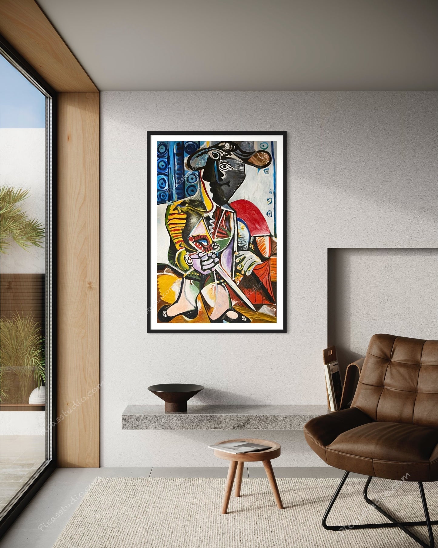 Pablo Picasso Oil Painting Matador, 1970 Hand Painted Art on Canvas Wall Decor Unframed