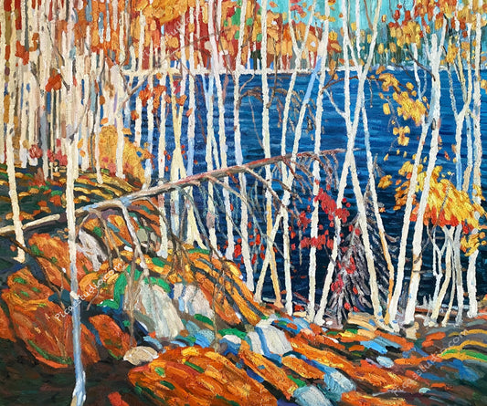 Landscape Oil Painting Tom Thomson In the Northland Hand Painted on Canvas Wall Art Decor Unframed