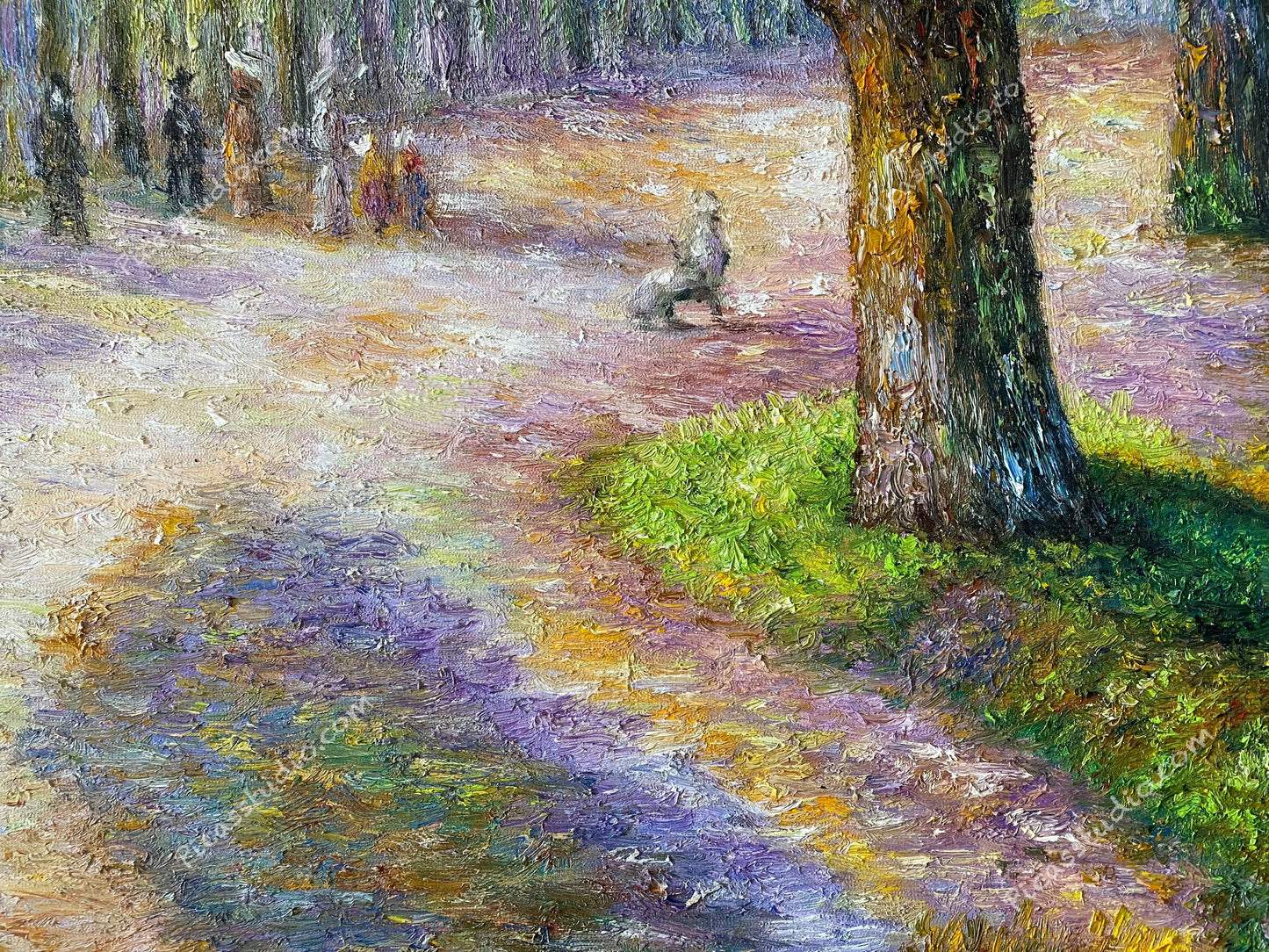 Hyde Park, London Camille Pissarro Oil Painting Landscape Hand Painted Art on Canvas Wall Decor Unframed